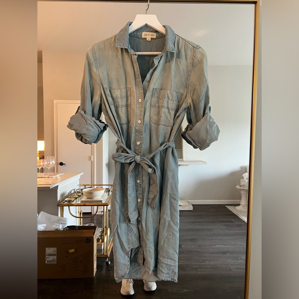 Cloth and Stone Chambray Dress